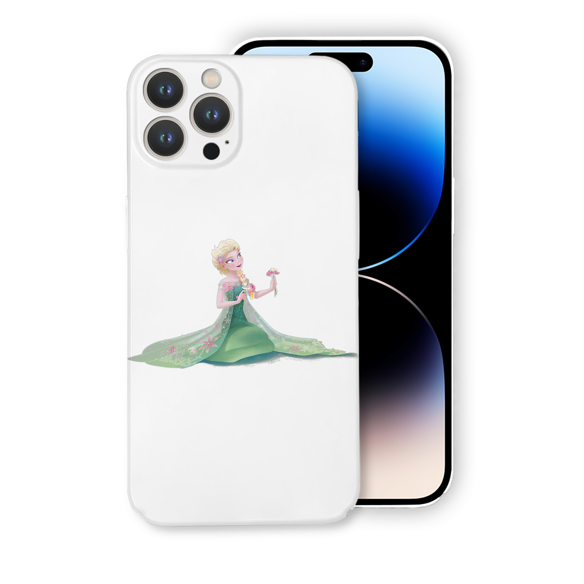 （画像用） アナと雪の女王 アンナ エルサ Frozen Anna Elsa 【iPhone 14シリーズ対応】ハードケース